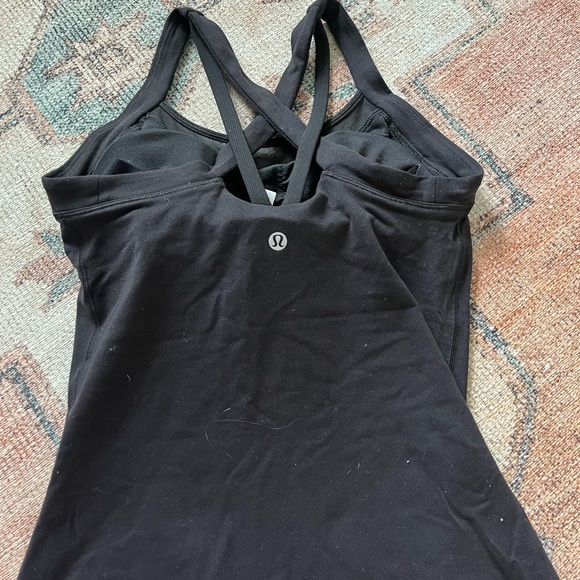 lululemon black tank with crossover back - Picture 4 of 4